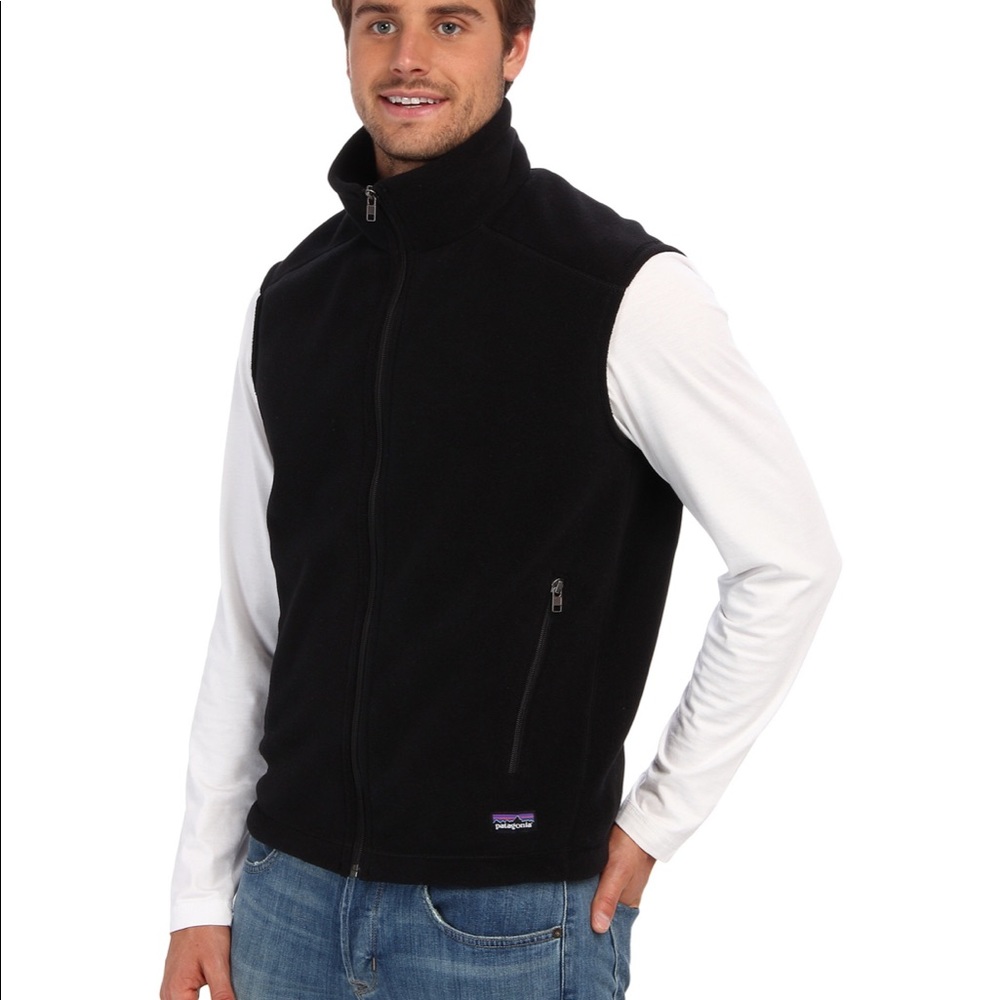 Fleece Patagonia Black Vest